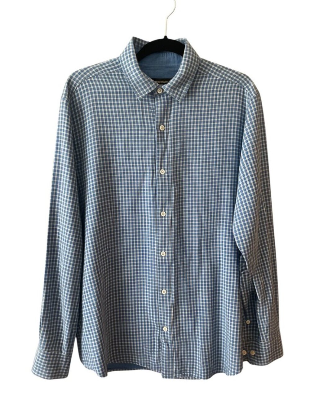 Johnson & Murphy Men's Long Sleeve Lined Button Down Shirt Large